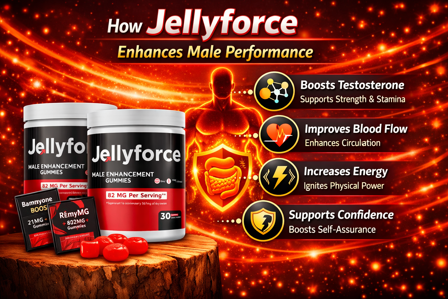 How Jelly Force supports men's daily energy, stamina, circulation, and vitality